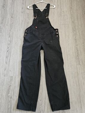 Dickies XS Men's Black Denim Overalls